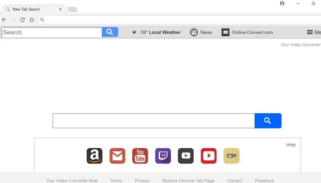 Your Video Converter Now Browser Hijacker Virus