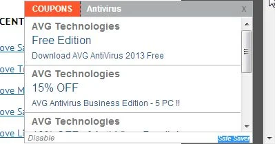 [Image: Actual Click Shopping popup ads]