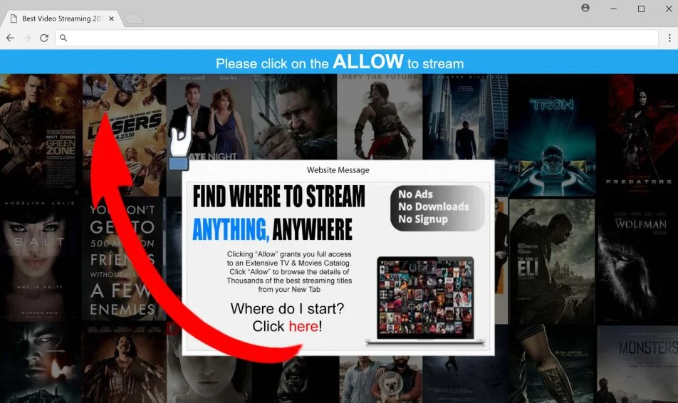 Appearch.info pop-up ads virus