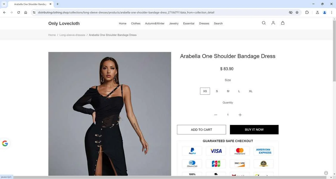 Distributingclothing.shop scam
