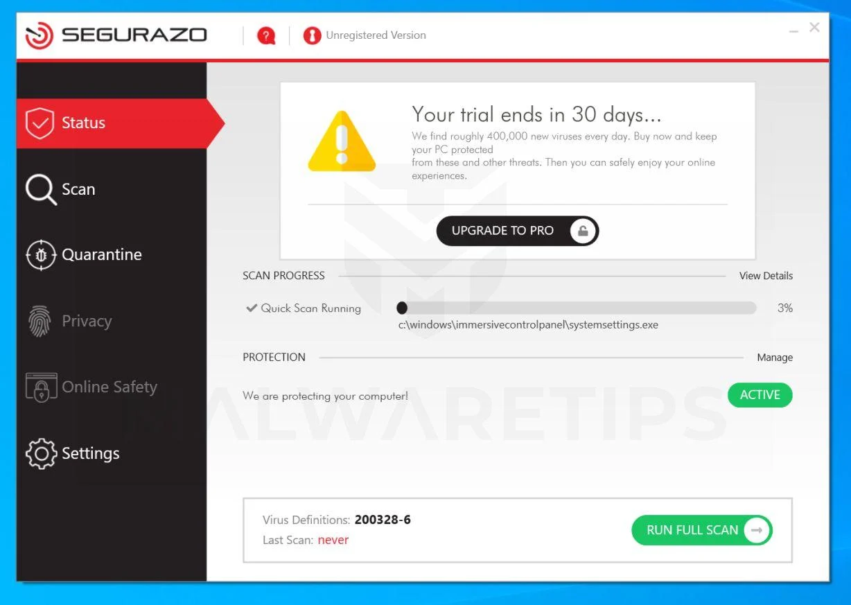 Image: Segurazo Antivirus