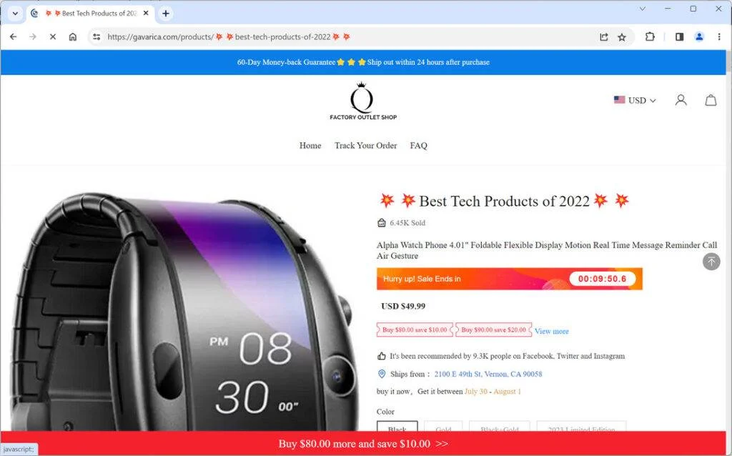 Gavarica.com scam