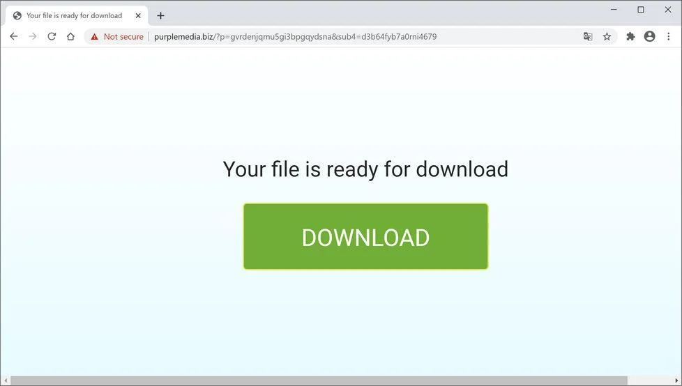 Remove Purplemedia.biz pop-up ads (Virus Removal Guide) 1 Image: Chrome browser is redirected to Purplemedia.biz