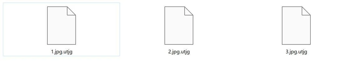How to remove UTJG ransomware (Virus Removal Guide) 1 Image: UTJG files encrypted
