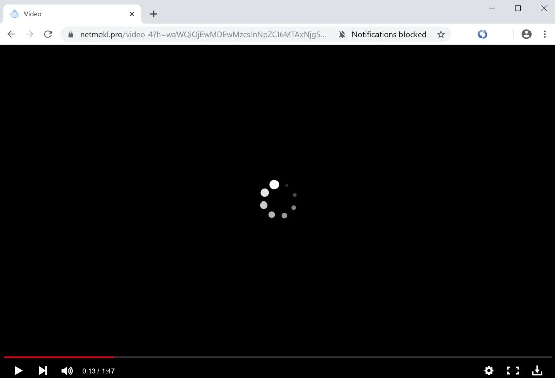 How to remove Netmekl.pro pop-up ads (Virus Removal Guide) 1 Image: Chrome browser is redirected to Netmekl.pro