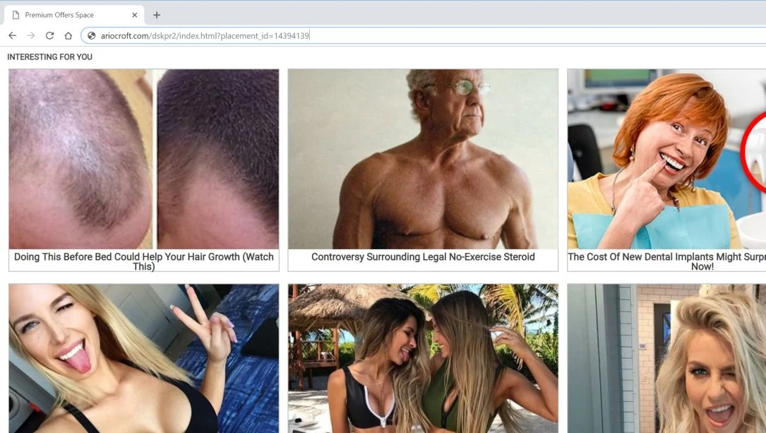 ariocroft.com redirect virus