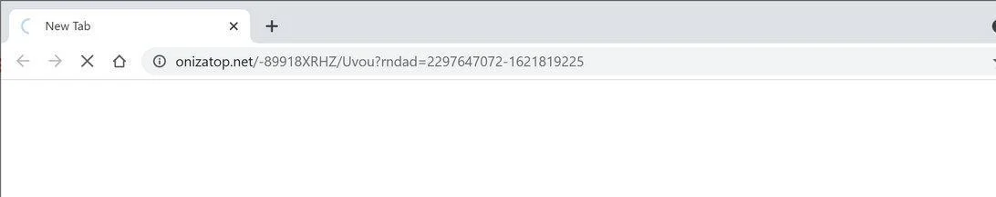 Remove Onizatop.net redirect (Virus Removal Guide) 1 Image: Chrome browser is redirected to Onizatop.net