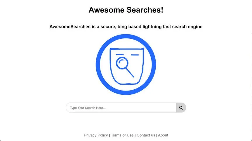 Image: AwesomeSearches browser hijacker