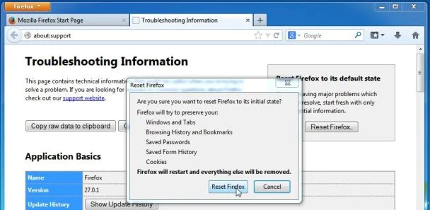 [Image: Reset Firefox settings button]