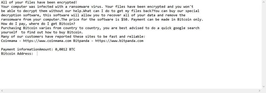 Image: Shasha ransomware