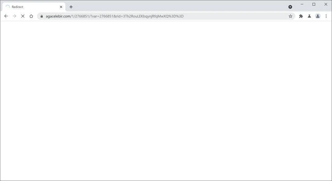 Remove Agacelebir.com redirect (Virus Removal Guide) 1 Image: Chrome browser is redirected to Agacelebir.com