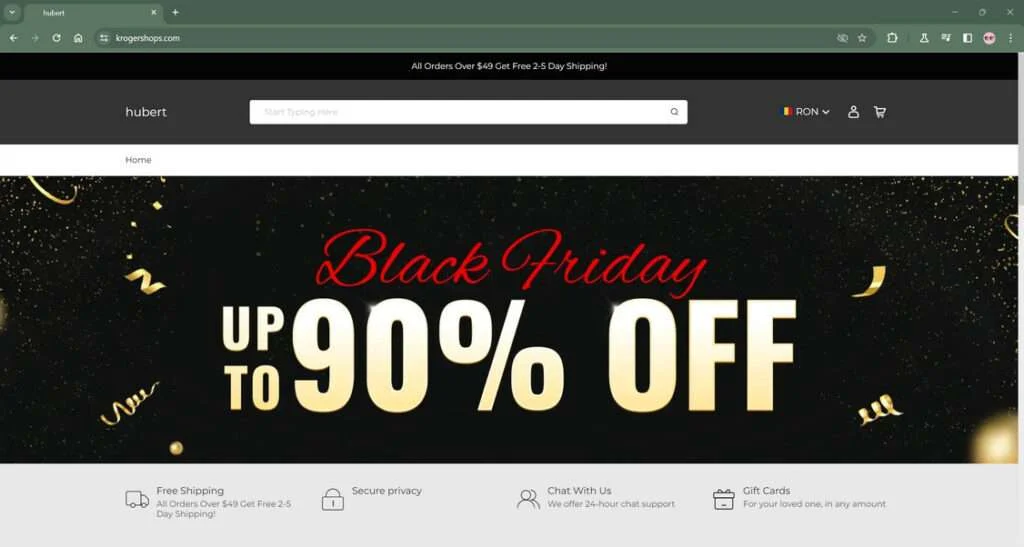 Krogershops.com Store Exposed as a Scam - Facts Inside 1 Krogershops.com scam