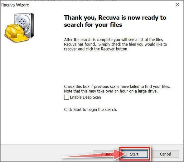 How to Remove Bozon Ransomware (Virus Removal Guide) 25 Start Recuva scan