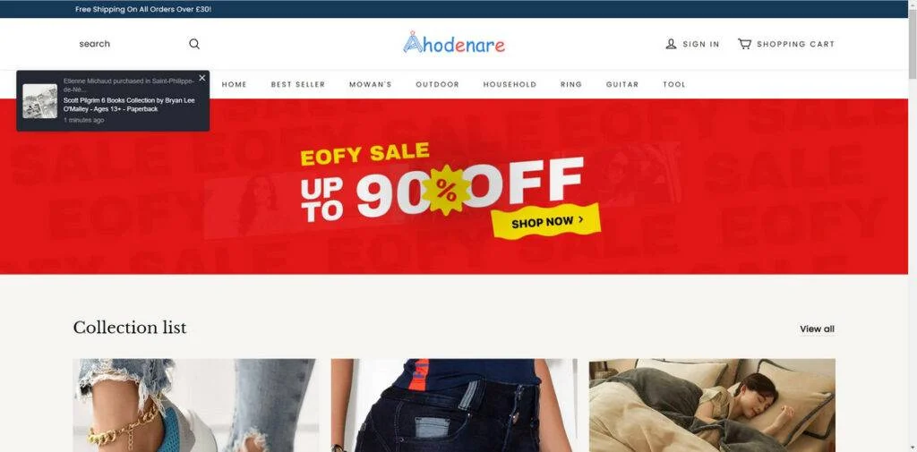 ahodenare.com scam