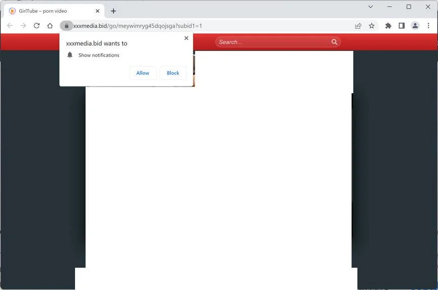 Remove Xxxmedia.bid Pop-up Ads (Virus Removal Guide) 1 Image: Xxxmedia.bid Ads