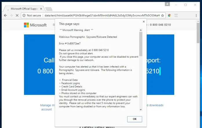 error 0x80072ee7 virus