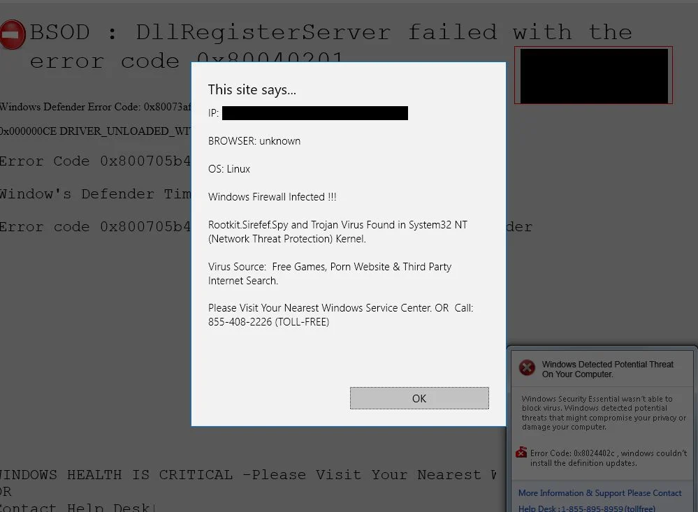 Virtualpchelpdesk.com malware