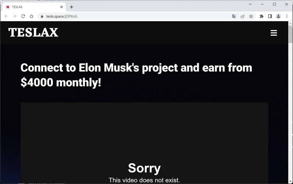 teslx.space scam