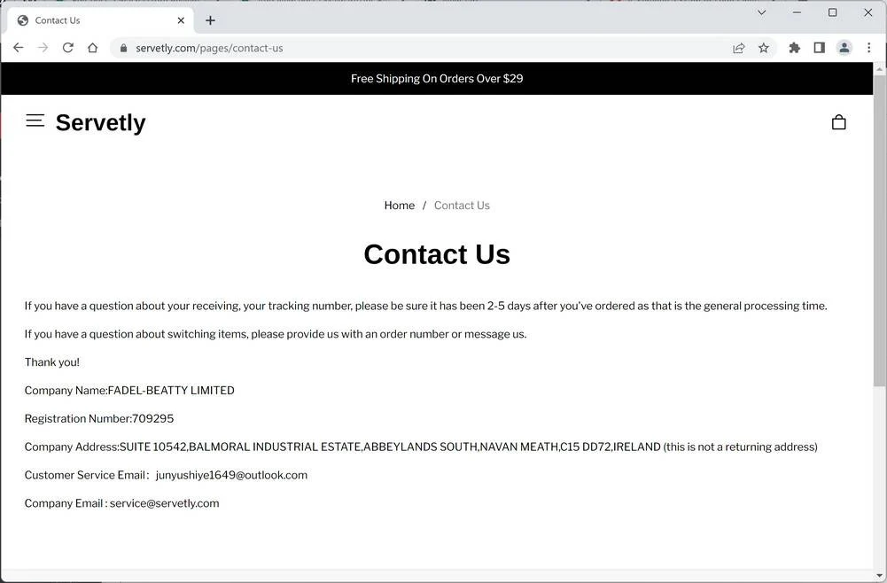 Servetly.com scam