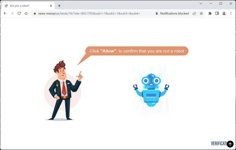 How to Remove News-mezayi.cc Pop-up Ads (Virus Removal Guide) 1 Image: Chrome browser is redirected to News-mezayi.cc