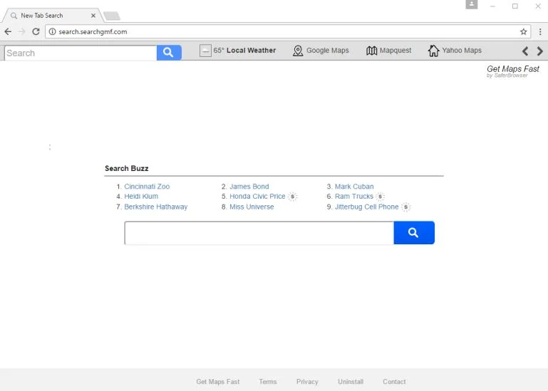 Get Maps Fast by SaferBrowser adware