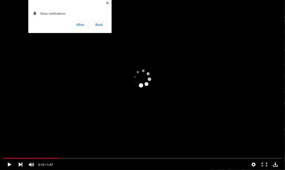 Image: Chrome browser is redirected to A1-nerdhut.com