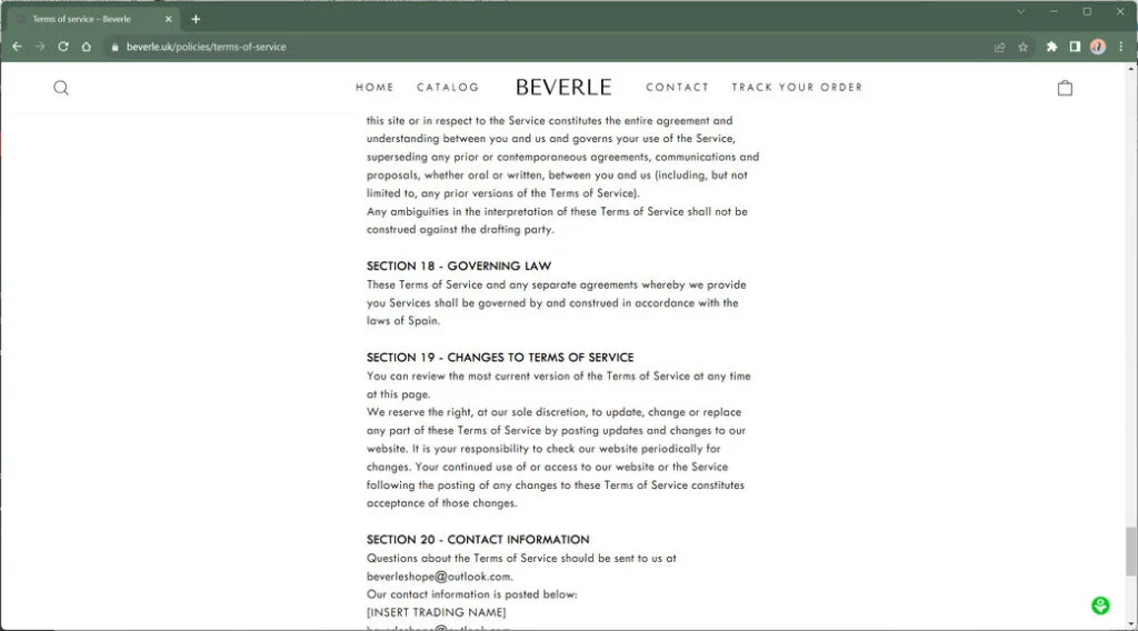 Beverle.uk china