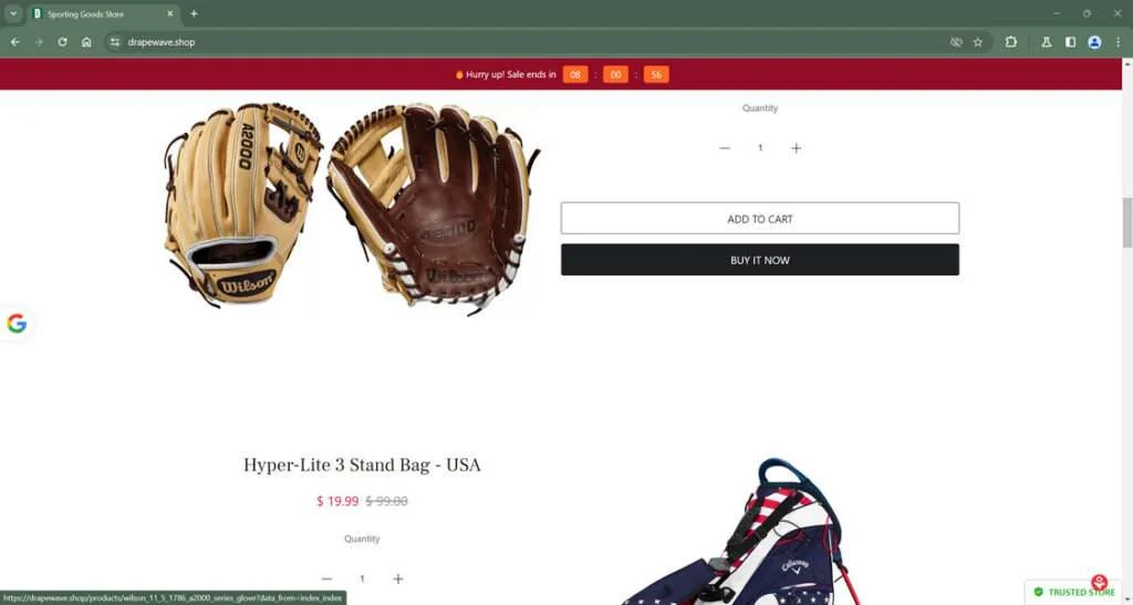 drapewave.shop scam