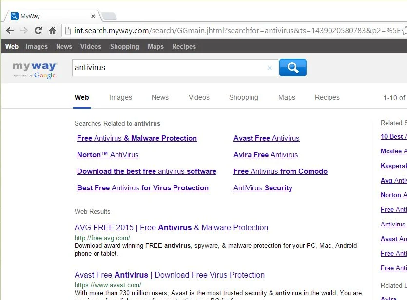 How to remove Int.search.myway.com redirect (Uninstall Guide) 1 int.search.myway.com virus