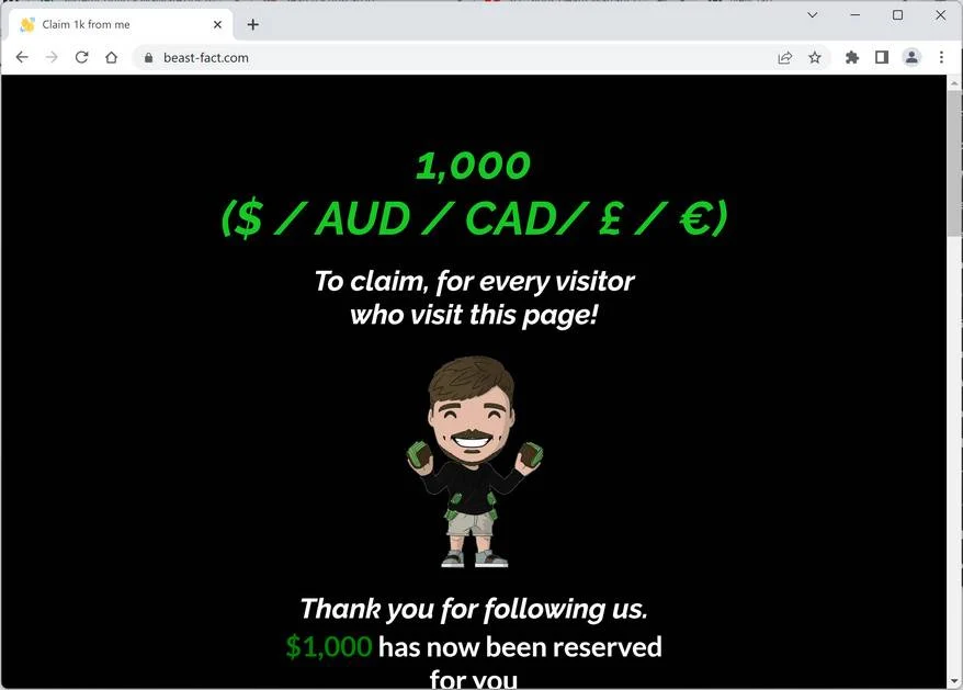 Beast-Fact.com Pop-ups - What Is It & How To Remove It 1 beast-fact.com ad