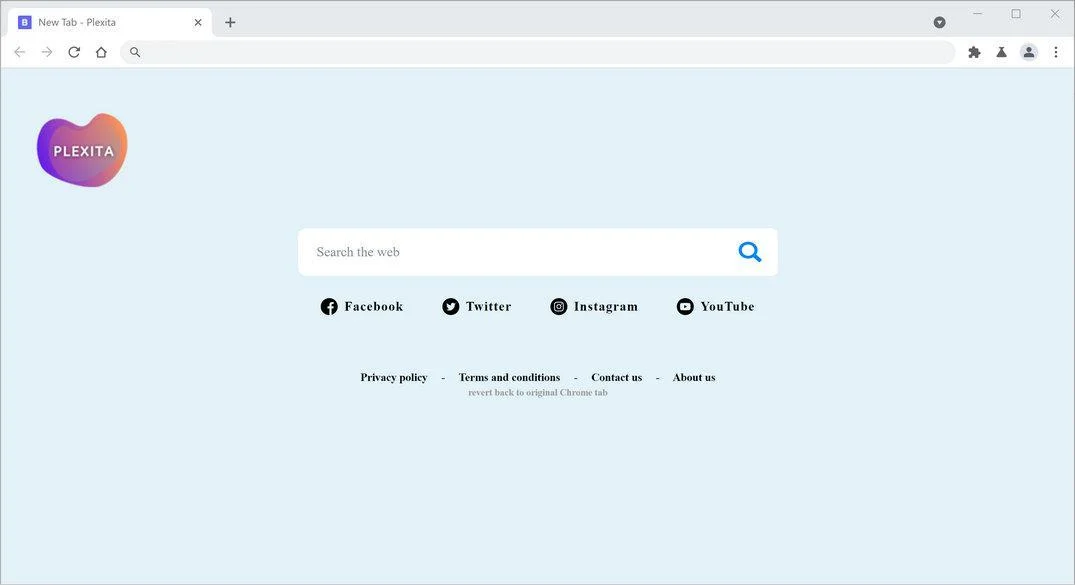 Remove Plexita Search redirect (Virus Removal Guide) 1 Image: Chrome browser is redirected to Plexita Search