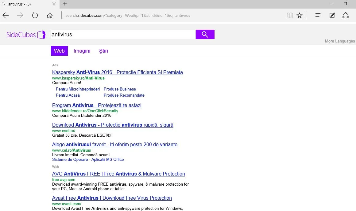 Search.sidecubes.com virus