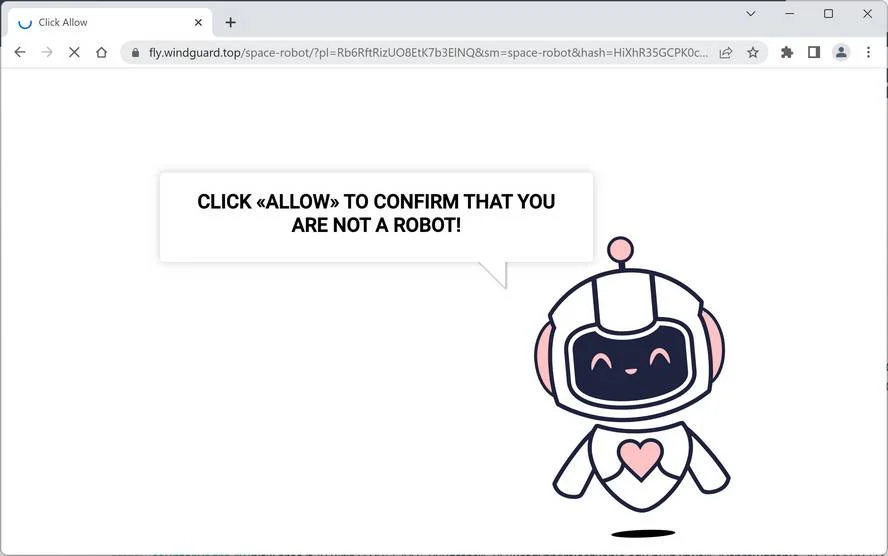 Image: Fly.Windguard.top Pop-up Ads