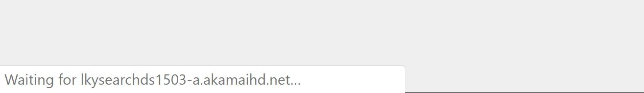 Image: Chrome browser is redirected to Lkysearchds1503-a.akamaihd.net