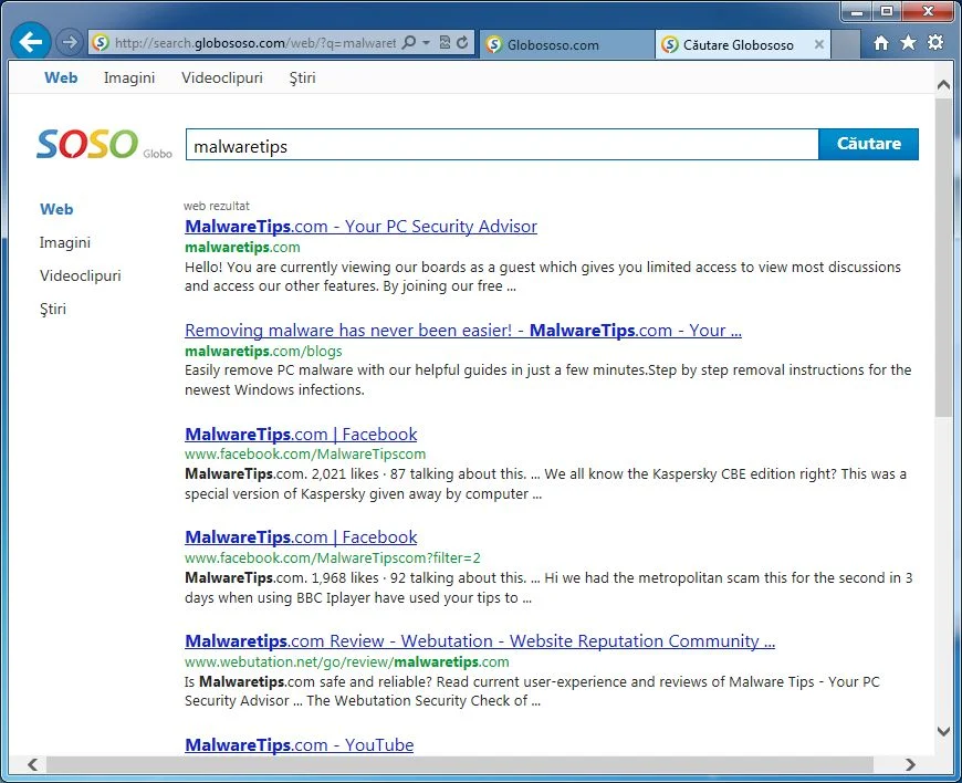[Image: Globososo.com virus]