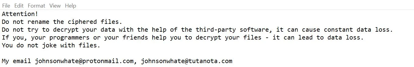 Image: Jupstb Ransomware