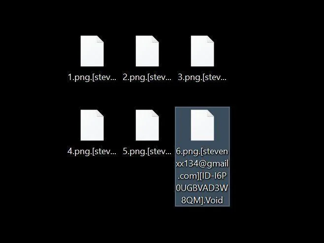 Image: VOID ransomware