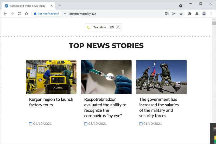 Remove Latestnewstoday.xyz redirect (Virus Removal Guide) 1 Image: Chrome browser is redirected to Latestnewstoday.xyz Image: Chrome browser is redirected to Latestnewstoday.xyz