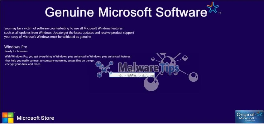 [Image: Genuine Microsoft Software virus]