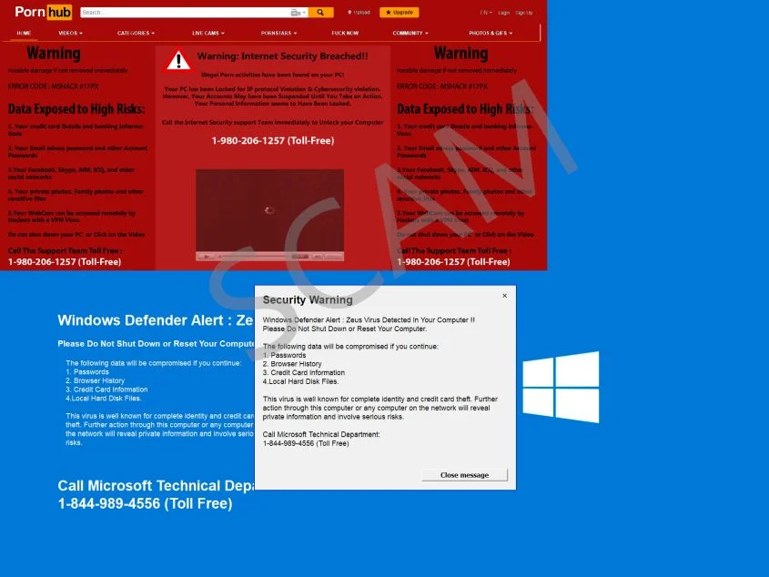 RDN Trojan Hacking File Detected Scam Virus
