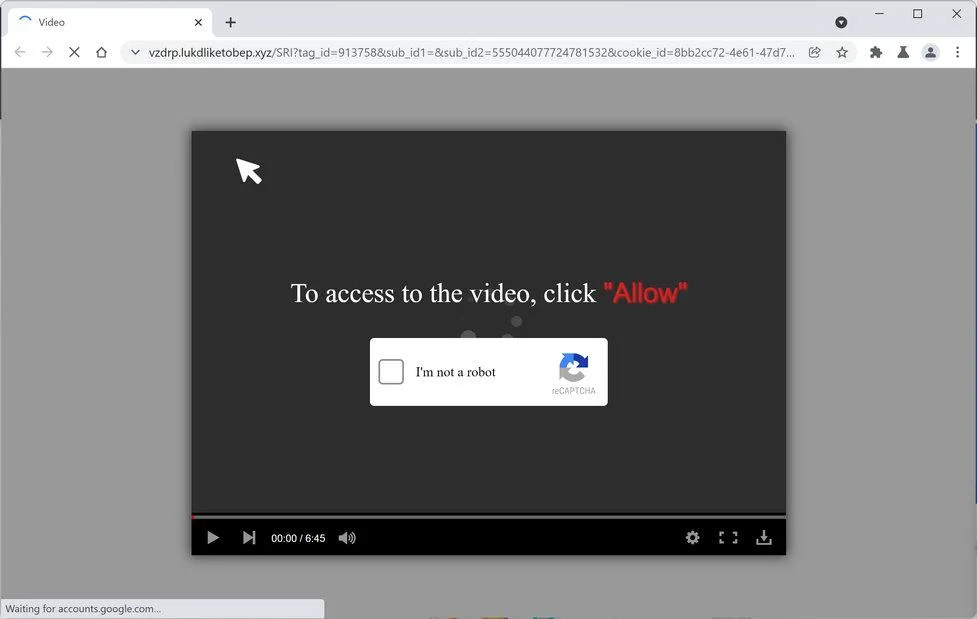 Remove Lukdliketobep.xyz pop-up ads (Virus Removal Guide) 1 Image: Chrome browser is redirected to Lukdliketobep.xyz
