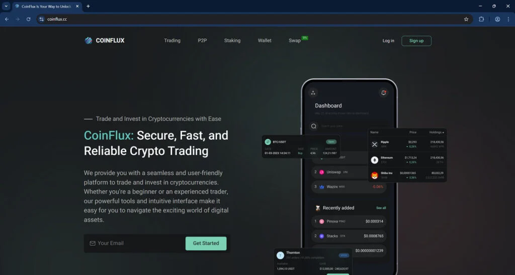 Coinflux.cc Crypto Scam - What You Need To Know 1 Coinflux.cc scam