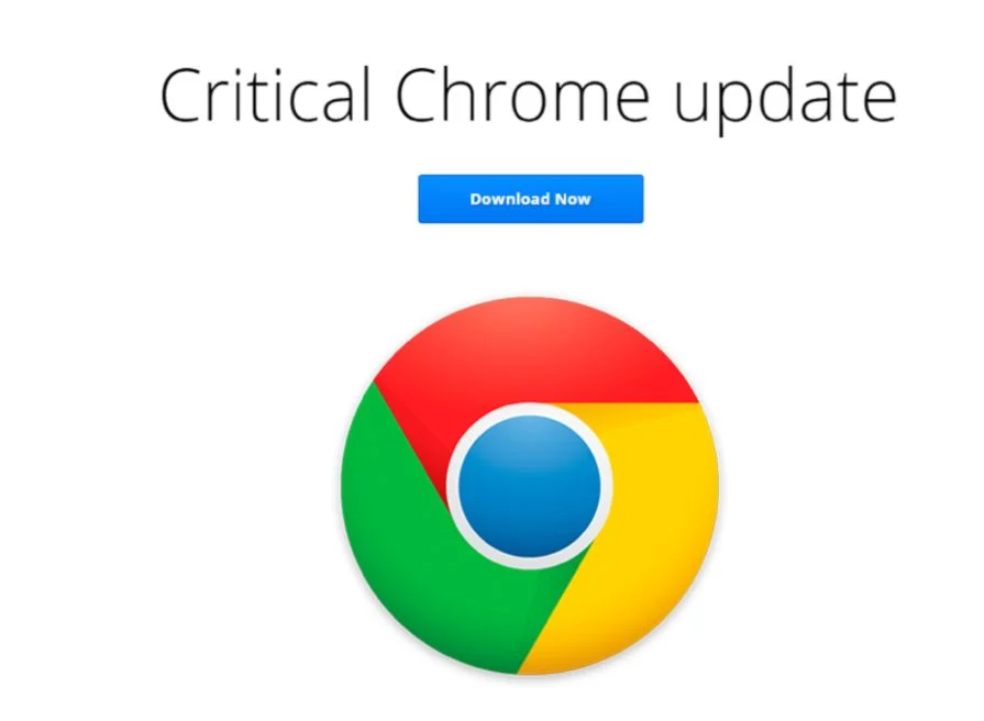 Critical Chrome Update Scam
