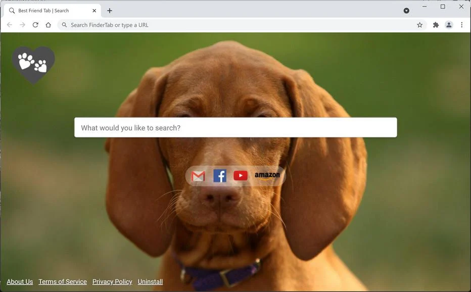 Image: Chrome browser is redirected to Best Friend Tab