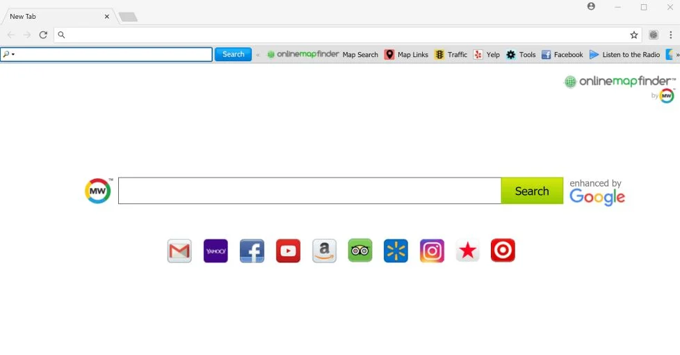 How to remove OnlineMapFinder toolbar (Uninstall Guide) 1 OnlineMapFinder toolbar by myway