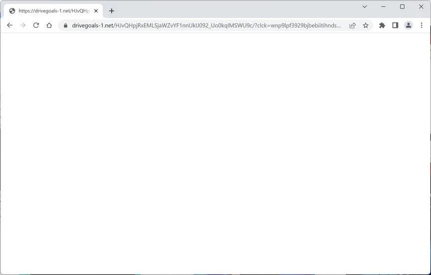 How To Remove Drivegoals-1.net Ads (Virus Removal Guide) 1 Image: Chrome browser is redirected to Drivegoals-1.net