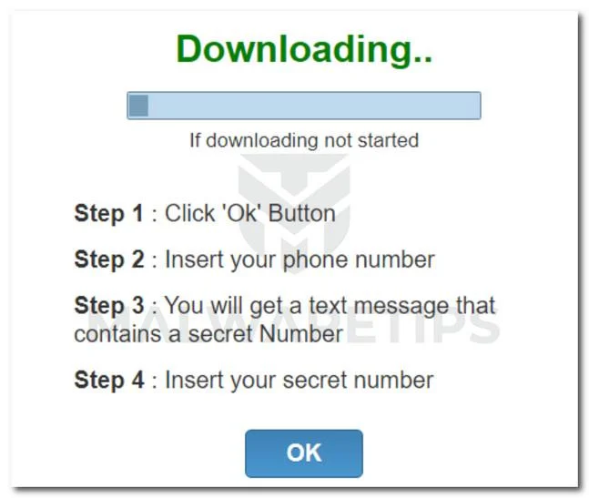 Image: Chrome browser is redirected to Marootrack.co