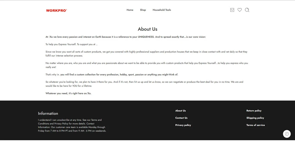 Householdtools.xyz scam