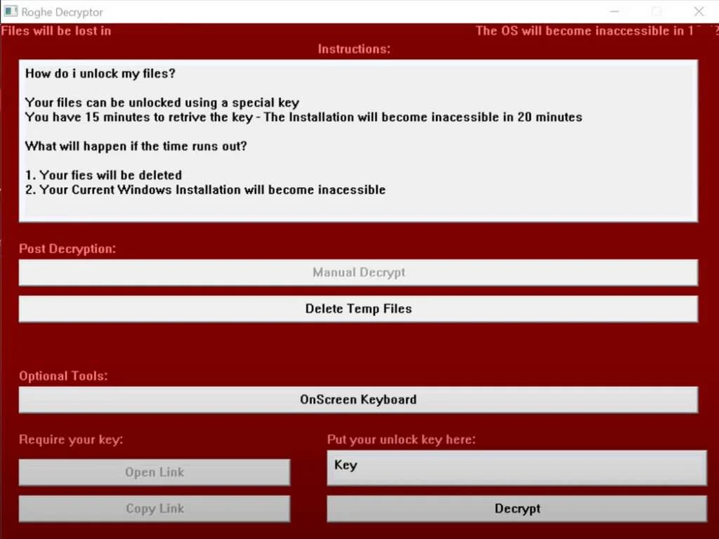Image: Roghe ransomware