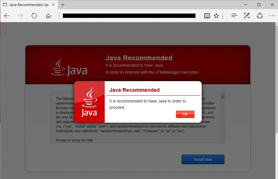 rapideordinateurfixer.com adware